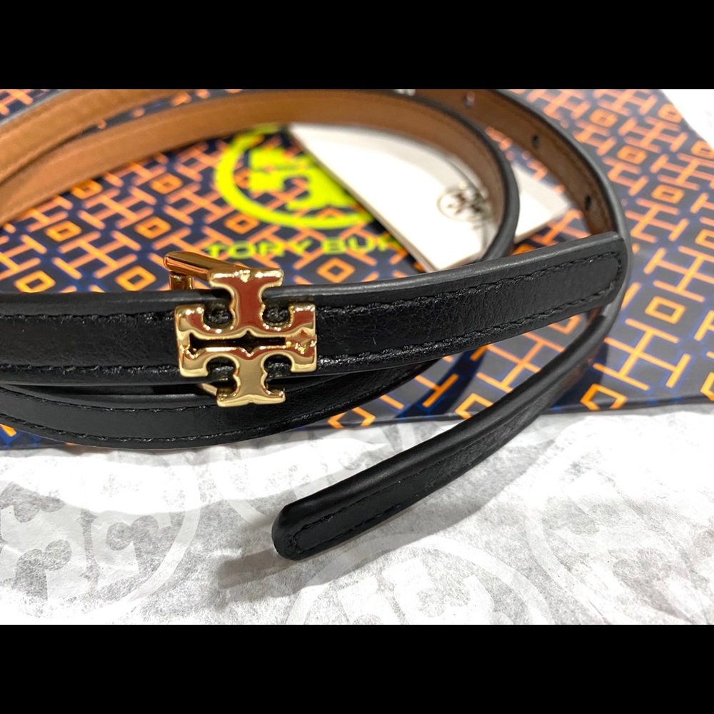 Authentic New Tory Burch 1/2” Reversible Belt